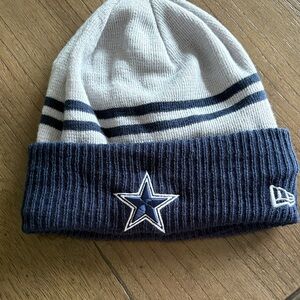 NFL Kids' Blue and Gray Star Beanie